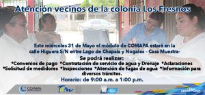  Lleva COMAPA módulo de gestiones a Los Fresnos
